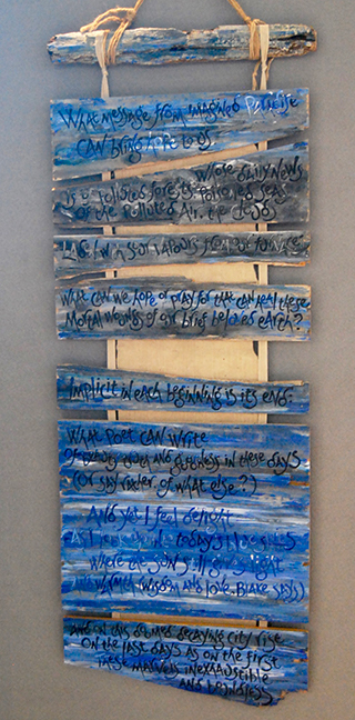 Blake's Grafitti, first work of zigzag group, setting poem by Kathleen Raine.