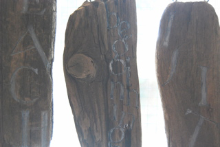 Source (driftwood banner - detail) text by Kathleen Raine