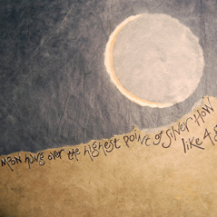 Silver How (paperwork - detail), text by Dorothy Wordsworth