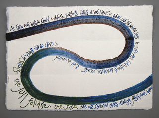 Thrush (artist's book), text by Jeremy Hooker