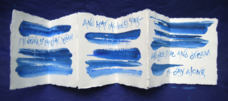 Stream (artist's book), text by William Blake