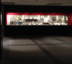 The Art of the Book exhibition, beside the Magna Carta
