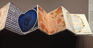 Songs 42, 43 and 45 of Maureen Duffy&rsquo;s 55 Songs for Sappho, set to paper in Paper Wings